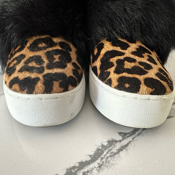 Michael Kors Shoes Maven Sneakers Cheetah Slip On | Color: Black/Brown | Size: 6 - Picture 7 of 12